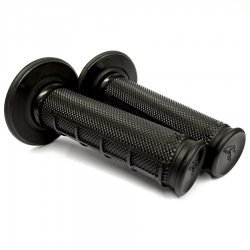 Renthal, gripy MX Dual Compound Diamond Waffle ULTRA TACKY, (dvousměs.), černá barva