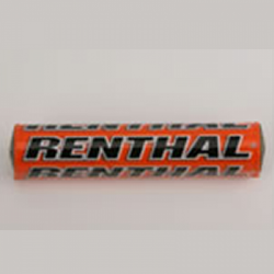 Renthal, chránič na řídítka MINI SX PAD (205mm) ORANGE, oranžová barva, s logem Renthal
