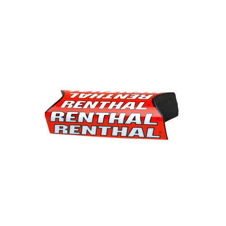 Renthal, chránič na řídítka FATBAR TEAM ISSUE (240mm), barva červená/bílá, s logem Renthal