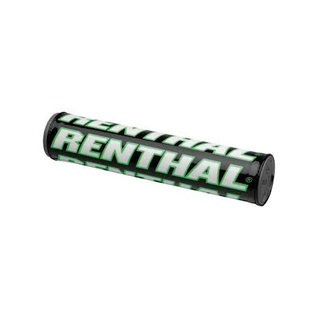 Renthal, chránič na řídítka TEAM ISSUE, barva černá/zelená/bílá, s logem Renthal