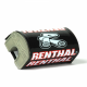 Renthal, chránič na řídítka FATBAR BLACK/RED, barva černá/červená, s logem Renthal