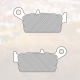 Renthal, brzdové desky KH131 OFFROAD Sinter Metal (Sintered) CRF, zadní