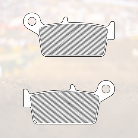 Renthal, brzdové desky KH131 OFFROAD Sinter Metal (Sintered) CRF, zadní