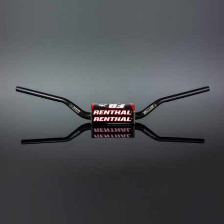 Renthal, řidítka 1,1/8" (28,6mm) MX Fatbar 36 HANDLEBAR BLACK REED/WINDHAM, černá barva s chráničem