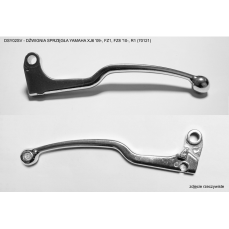 Vicma, spojková páčka, Yamaha XJ6 '09-, FZ1, FZ8 '10-, R1, stříbrná barva (DSY02SV) DSY07S