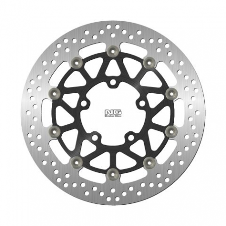 NG, přední brzdový kotouč Kawasaki Z1000SX '19-21, Z1000 '07-20 (300X80X5,5mm) (5X10,5mm) plovoucí (duralový unašeč)