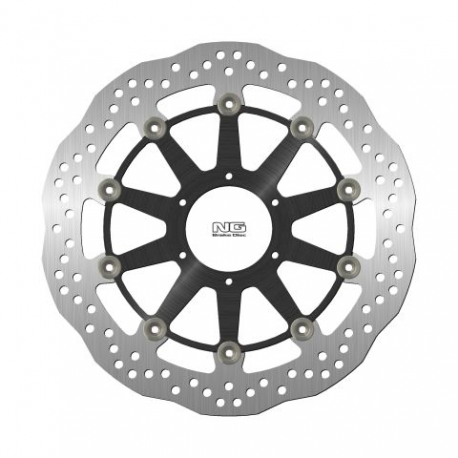NG, přední brzdový kotouč, Honda CBR1000RR '09-19 (320X74X5mm) (6X6,5mm) WAVE plovoucí (duralový unašeč)