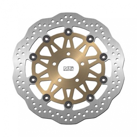 NG, přední brzdový kotouč Kawasaki ZR1100 '92-98, ZXR1100 '99-00, ZX-9R '00-01 (310X61X5mm) (5X10,5mm) WAVE plovoucí