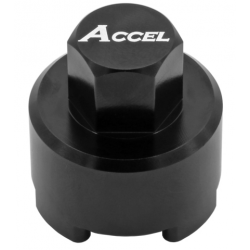Accel, přípravek servis předních tlumičů, WP dvoukomory, nebo WP 48U AER, pro horní víčko a olejový tlumič KTM