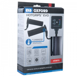 Oxford, vyhřívné gripy, model EVO SPORT, s ovladačema termostatem, pro řidítka 22mm, délka 114-123mm (EL)