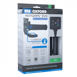 OXFORD, vyhřívané gripy, Quad EVO ATV, s ovladačema termostatem, pro řidítka 22mm, délka 120-130mm (EL)