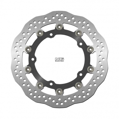 NG, přední brzdový kotouč, Kawasaki Z 650 17-18, Z 900 16-18 (300X142,2X5,0mm) (5X10,5mm) plovoucí WAVE (duralový unašeč)
