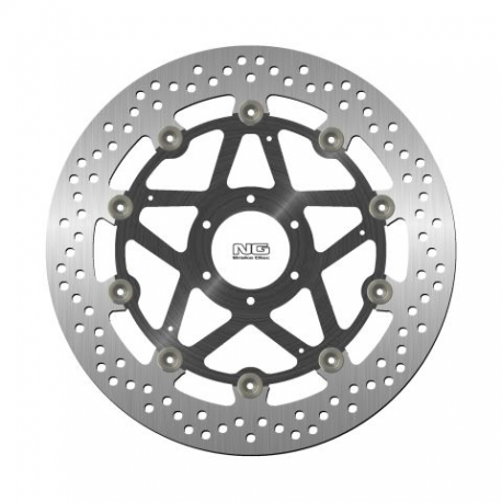NG, přední brzdový kotouč, Ducati MONSTER 696 '08-14, ST3/ST4 '03-07 (320X64X5mm) (6X8,5mm) plovoucí (duralový unašeč)