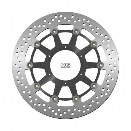 NG, přední brzdový kotouč, Honda CBR1000RR '09-19 (320X74X5mm) (6X6,5mm) plovoucí (duralový unašeč)