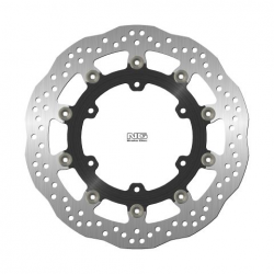 NG, přední brzdový kotouč, Yamaha FJR1300 '05-21 (320X132X4,5mm) (6X8,5mm) WAVE plovoucí (duralový unašeč)