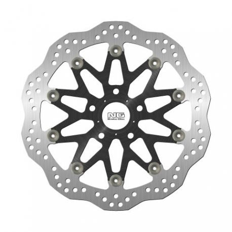 NG, přední brzdový kotouč, Honda CB500X '19-21 (310X46X5mm) (5X10,5mm) WAVE plovoucí (duralový unašeč)