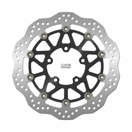 NG, přední brzdový kotouč, Kawasaki ZX-6R 636 '16-20 (310X80X5mm) (5X10,5mm) WAVE plovoucí (duralový unašeč)