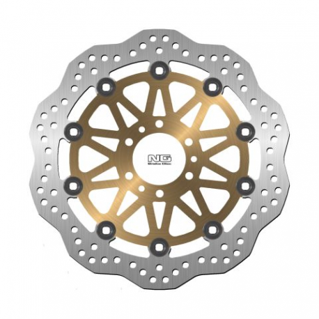 NG, přední brzdový kotouč, Honda GL1500 F6C '97-03, GL1800 '01-19, VFR800 '98-13 (296X62X5mm) (6X6,5mm) WAVE plovoucí