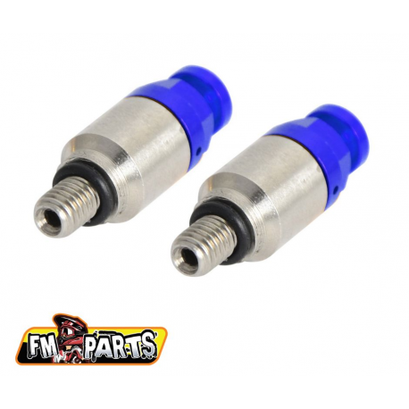FM-Parts, odvzdušnění přední vidlice, SHOWA/KAYABA M5, modrá barva