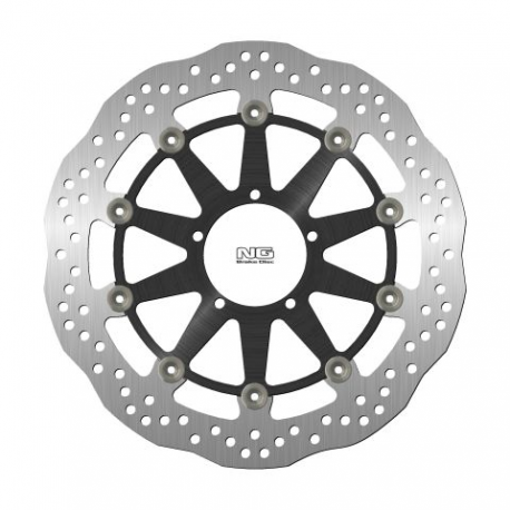 NG, brzdový kotouč, přední, Ducati SCRAMBLER '18-21 (320X78X4,5mm) (5X8,5mm) Wave, plovoucí (alu unašeč)