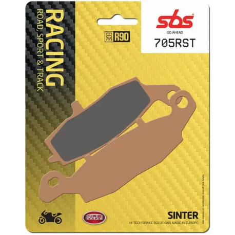 SBS, brzdové destičky KH229 TRACK&SPORT SINTER, barva žlutá