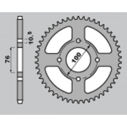 CHT, rozeta 4301 43 (430143) Suzuki LT-E LTE 250/300/500 '82-'87, LTR LT-R 500 '88-'92 , VL 250 INTRUDER '00-'04