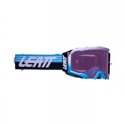 Leatt, brýle Velocity 5.5 Iriz GOGGLE AQUA PURPLE 78% -, barva modrá/bílá/černá, zrcadlové sklo fialové