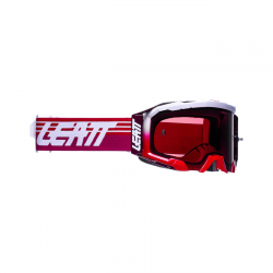 Leatt, brýle Velocity 5.5 GOGGLE RED ROSE UC 32% -, barva červená/bílá, zrcadlové kouřové sklo růžové