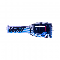Leatt, brýle Velocity 5.5 GOGGLE ZEBRA BLUE BLUE 70% -, barva bílá/modrá/černá, zrcadlové sklo modré