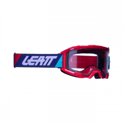 Leatt, brýle Velocity 4.5 GOGGLE RED CLEAR 83% -, barva červená/granátová, čiré sklo