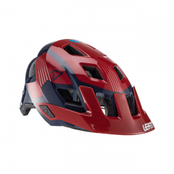 Leatt, cyklo přilba MTB Allmtn 1.0 Junior V22 Helmet CHILLI, barva červená/granátová, velikost XS 50-54 cm