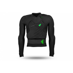 UFO, hrudní chránič Ultralight 2.0 Bodyguard, barva černá/zelená fluo, velikost L/XL (CE LEVEL 2 F.I.M.)