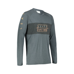 Leatt, cyklo dres MTB Gravity 2.0 Jersey Coral, barva šedá/grafitová, velikost S