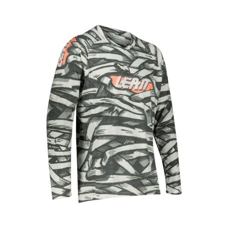 Leatt, cyklo dres MTB Gravity 2.0 Jersey Mummy, barva černá/bílá , velikost XS