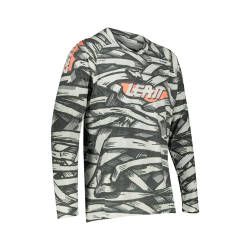 Leatt, cyklo dres MTB Gravity 2.0 Jersey Mummy, barva černá/bílá , velikost S