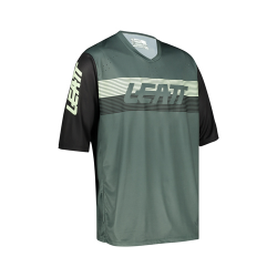 Leatt, cyklo dres MTB Enduro 3.0 Jersey Ivy, barva zelená/černá, velikost S