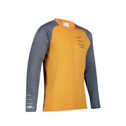 Leatt, cyklo dres MTB Allmtn 5.0 Jersey Rust, barva rezavá/šedá, velikost M