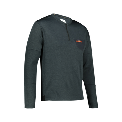Leatt, cyklo dres MTB Trail 4.0 Jersey Black, barva černá, velikost XL