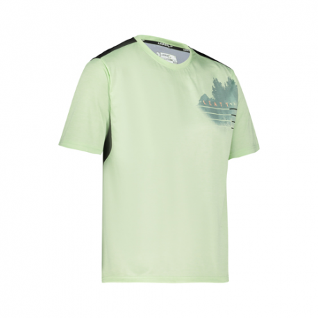 Leatt, cyklo dres MTB Trail 1.0 Jersey Mist, barva mátová, velikost L