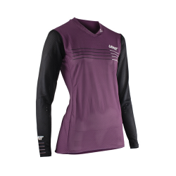 Leatt, cyklo dres (dámský) MTB Gravity 4.0 Jersey Dusk, barva fialová, velikost L
