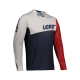 Leatt, cyklo dres (dětský)  MTB Gravity 4.0 Jersey Coral, barva červená/granátová/bílá, velikost M (13
