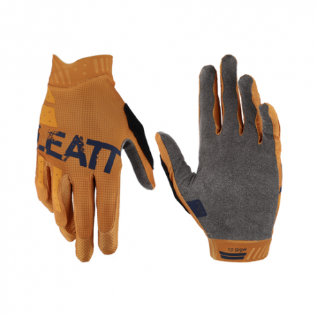 Leatt, cyklo rukavice  MTB 1.0 Gripr Rust, barva rezavá, velikost S