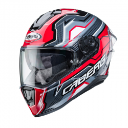 Caberg, integrální přilba, se sluneční clonou, model Drift Evo LB29 (Pinlock), černá/šedá/červená, velikost L