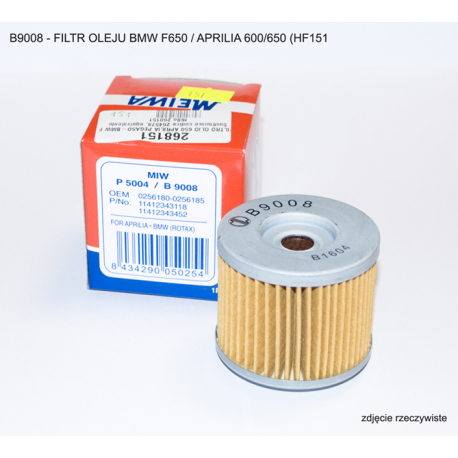 MIW (Meiwa), olejový filtr, BMW F650 / Aprilia 600/650 (HF151)
