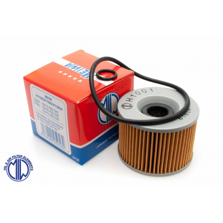 MIW (Meiwa), olejový filtr, Honda/ Kawasaki/ Yamaha (HF401) (s o-kroužky)