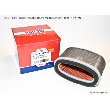 MIW (Meiwa), vzduchový filtr, Honda VT 750 C2/CA/RS/S '04-'20 (HFA1712) (OEM:17213-MEG-000)