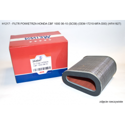 MIW (Meiwa), vzduchový filtr, Honda CBF 1000 06-10 (SC58) (OEM-17210-MFA-D00) (HFA1927)