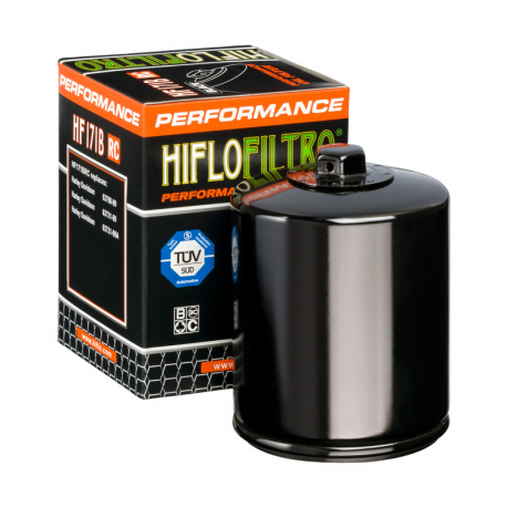 Hiflo, olejový filtr, HF 171 Harley Davidson / Buell, matice 17mm, (RACING černý) (50)
