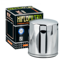 Hiflo, olejový filtr, HF 174C Harley Davidson V-ROD (chromovaný) (50)