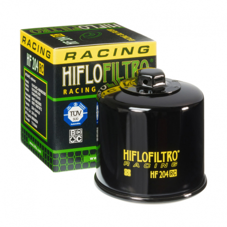 Hiflo, olejový filtr, HF 204 RACING Honda/ Kawasaki/ Yamaha, matice 17mm, (50)